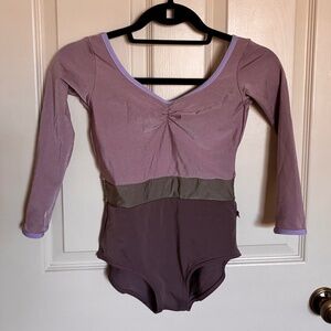 Yumiko 3/4 Sleeve Dance Leotard